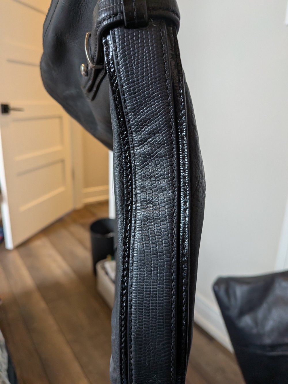 Coach Colette Black Cowhide Leather Hobo Shoulder Bag - Picture 11 of 14